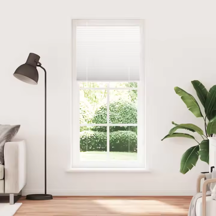 Estor Plisado blanco 95x200 cm Tela Ancho 94,4 cm Poliéster - 1