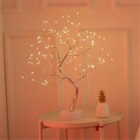 Lámpara De Árbol Bonsái Con Control Remoto 108 LEDs Luz Nocturna Brillante Para Decoración De Hogar Navidad Y Día De San Valentín - details 7