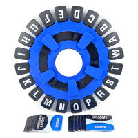 Juego De Mesa Educativo Para Niños Con Alfabeto En Inglés Y Español Juego Interactivo De Padres E Hijos Juego De Fiesta Juego De Rueda Giratoria UOSO - details 2