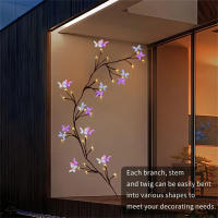 Luz De Vino De Sauce Con Mariposa 30led 8 Modos USB Para Decoración De Fiesta Y Navidad En Casa Y Jardín Luz Faeira - details 0