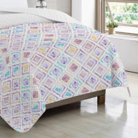 Vivid Torral by Rutes  - Colcha Bouti Verano Corleone Estampada Reversible (No Incluye Fundas De Cojines) Poliéster, Fresquita, Transpirable, Diseño, Primavera, Verano - details 1