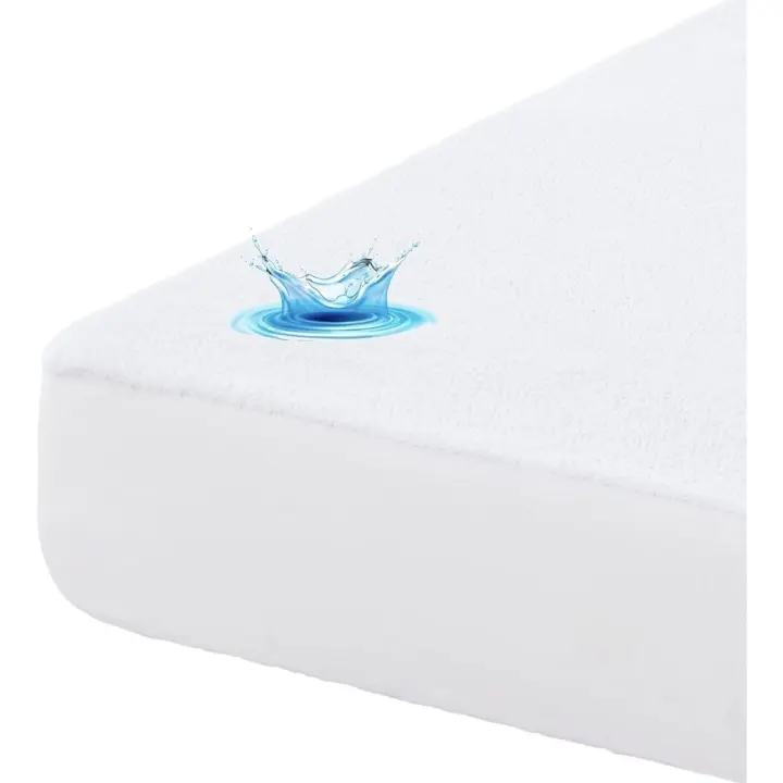 JIMENÉZ HOME: Protector Colchon Impermeable y Transpirable de Rizo - Ajustable - 1