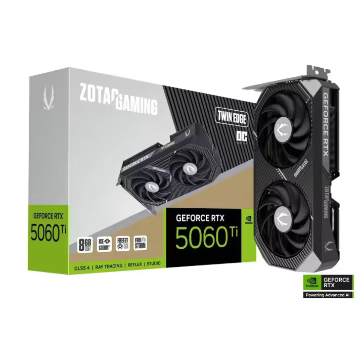 ZOTAC NVIDIA GeForce RTX 5060 Ti 8GB GDDR7 HDMI DPORT - 1