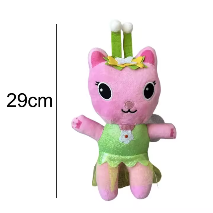 Muñeca De Peluche Gabby Dollhouse Mercat Dibujos Animados Muñeco De Merma Para Coche Y Gato Regalos De Cumpleaños Y Navidad Para Niños - 1