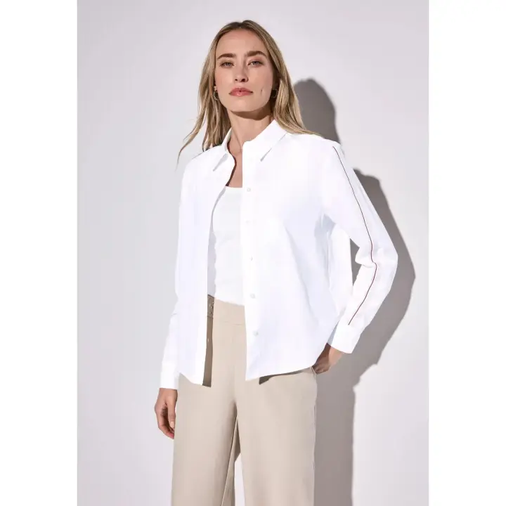 Street One Mod. PS345633 - Camisa manga larga con detalle de cinta en mangas para mujer - 1