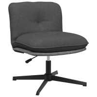 vidaXL Silla de oficina giratoria de tela en color Marrón/Gris oscuro/Taupé y más | cómodas modernas ergonómicas para comedor cocina salón hogar - details 1