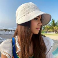 Gorro De Béisbol Para Mujer Con Protección Solar Gran Circunferencia De Cabeza Moda Versátil Sombrero De Sol Para Rostro Pequeño - details 3
