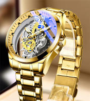 Reloj De Negocios Para Hombre Lujo Plata Acero Inoxidable Reloj De Cuarzo Luminoso Cronógrafo Resistente Al Choque Reloj De Pulsera Casual - details 8