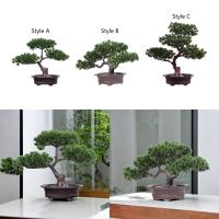 Arbusto De Bonsái Artificial En Maceta Decoración De Escritorio Robusta Para Terraza Y Ventanasillar Multipropósito - details 5