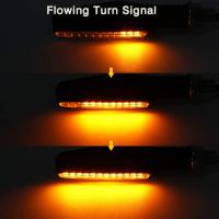 2PCS Luz De Señalización LED Para Motocicleta Universal 12V IP68 Impermeable Amarilla Indicador Farol Trasero Accesorios - details 1