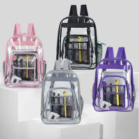 Mochila transparente pesada - mochila transparente de PVC mochila transparente grande, adecuada para el trabajo universitario - details 3
