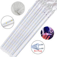 Luces De Lluvia De Meteoros LED Para Decoración De Navidad Y Fiestas Colgante De Agua Caída Fairy Para Patio 30/50CM Con Enchufe EU - details 10