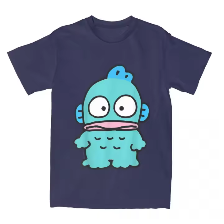Camiseta Humorista Hangyodon Para Hombres Y Mujeres 100% Poliéster Cuello Redondo Manga Corta Talla Hasta 4XL 5XL Ropa Transpirable Ligera Secado Rápido Protección Solar Elástica Sostenible - 1
