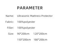 Protector De Sábanas Ultrasonido Lavable Con Banda Elástica Para Cama Cubierta De Mátress 100% Poliéster Protección Hidrofóbica Para Cama - details 6
