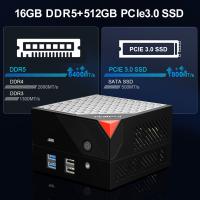 Mini PC Ninkear MBOX 6, AMD Ryzen 5 6600H 6 núcleos, 16GB RAM DDR5 512GB SSD, Windows 11, HDMI+DP+Type-C conpantalla 4K, WiFi 6, Bluetooth 5.2, 2*USB 3.0, 2*USB 2.0, 2*RJ45, Luz RGB, For Work and Daily Use - details 9