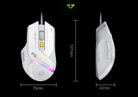 Ratón De Juego Inphic PG1 Con Cable Iluminación RGB Ergonómico Para Oficina Y Computadora Portátil 12800 DPI 6 Botones - details 9