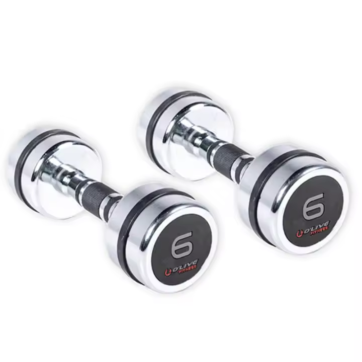 Mancuernas Cromadas O'Live Fitness, 6 Kg - 1