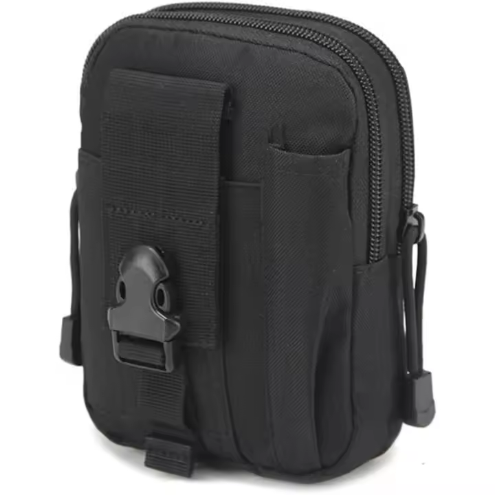 Riñonera compacta multiusos para hombre, ideal para exteriores, ciclismo, Corre y senderismo. - 1