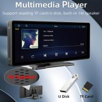 Reproductor MP5 Portátil HIPPBQCC 10.26" Con Pantalla Táctil BT Carplay Para Coche Compatible Con Apple Y Android Radio In-Dash - details 6