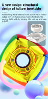 Cubo De Puzzle Qiyi Tori 3x3 Profesional Juguete Hueco Para Niños Y Niñas Regalo Educativo Para El Desarrollo Cerebral - details 2