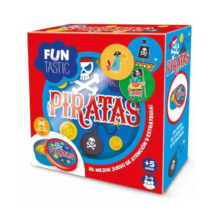 Juego de cartas Funtastic PIRATAS - IMAGILAND - 1