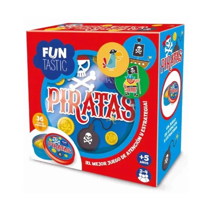 Juego de cartas Funtastic PIRATAS - IMAGILAND - 1