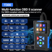 Escáner T300 OBD2 Lector de códigos de estado I/M Modo 6 Modo 8 Herramienta de escaneo Información de ECU Datos en vivo Probador de sensor de O2 Búsqueda de DTC Prueba de batería Actualización de software - details 6