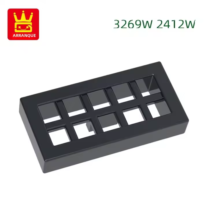 Bloques De Construcción Compatible Con Legos Wange 452Pcs 1x2 Tile 2Holes behind the Grid Moc Accesorios De Color Para DIY Juguete Para Niños - 1