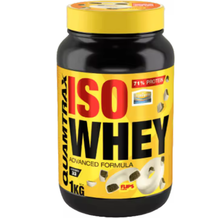 Quamtrax Iso Whey 1kg Flip's - 1