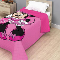 Disney - Colcha Bouti Minnie Mouse Modelo 3 Verano Disney 170 x 250 Cm (Cama 90 - 105 Cm) Rosa, Flores - details 1