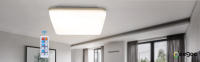 Lámpara de Techo con Sensor de Movimiento, 15W 1500LM Plafón LED de Techo con Control Remoto, Impermeable IP44 Lámpara de Baño, Luz de Sensor para Garaje, Bodega, Almacén Blanco Neutro 4000K [Clase de eficiencia energética A+] - details 0
