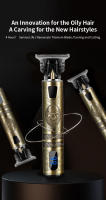 Cortapelos Profesional en Forma de T, Cortapelos Inalámbrico para Hombres, Cortapelos Recargable con Hoja en Forma de T, Recortadora de Barba con 3 Peines Guía, Adecuado para Uso Doméstico y Peluquería - details 4