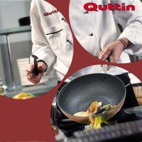 Quttin - Sartén Antiadherente de Aluminio Forjado de 20cm hasta 30cm - Colección Gastro - Sartén Compatible con Inducción - Apta para Todo Tipo de Cocinas - Alta Durabilidad y Resistencia - Versátil y Fácil de Limpiar, Mango Ergonómico - details 2