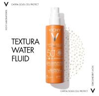 Protector Solar Vichy CAPITAL SOLEIL  CELL PROTECT WATER FLUID SPRAY SPF50 | Protección Avanzada | Acabado Invisible | 200 Ml - details 2