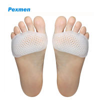 Pexmen Almohadillas De Metatarsal 2Pcs Almohadillas De Gel Para Alivio Del Dolor De La Parte Media Del Pie Y Neuroma De Morton Conjunto De 2 - details 0