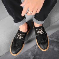 Zapatos De Cuero Genuino Para Hombre Zapatos De Negocios Retro Zapatos Formales Talla Grande De Alta Calidad Zapatos Casuales Con Diseño De Brogues - details 15