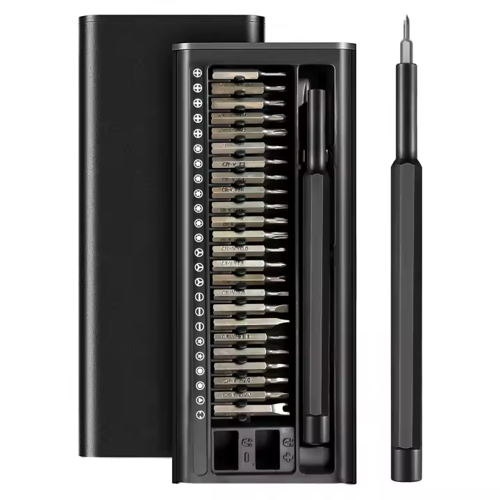 Galacok Set De Destornilladores De Precisión 26 En 1 Con 24 Piezas Magnéticas Buit-in Magnetizer Y Demagnetizer Herramienta De Reparación Portátil Mini - 1