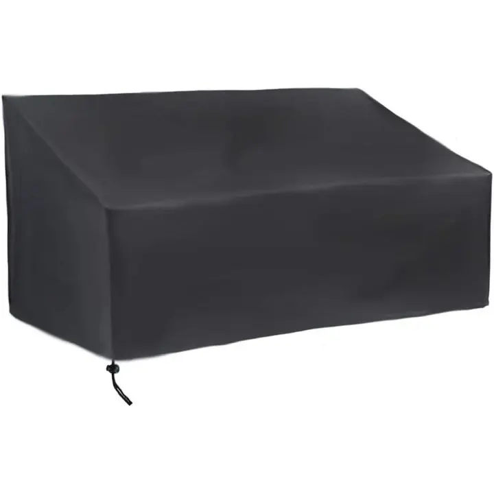 Funda protectora para banco de jardín de 4 plazas fabricada en tejido Oxford impermeable y transpirable, funda para muebles de jardín- - 1