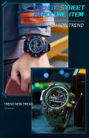 Reloj De Pulsera Militar Deportivo Para Hombre SANDA 3133 G Style 50M a Prueba De Agua Resistente Al Shock Con Cuarzo Digital Y Luz LED - details 4