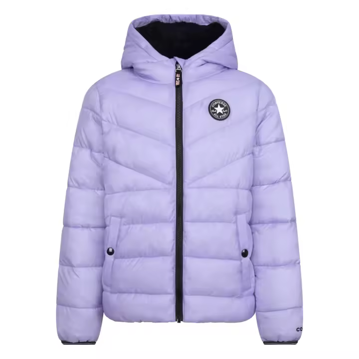 NO - Chaqueta Niña Lila - Invierno Talla 6 - 1
