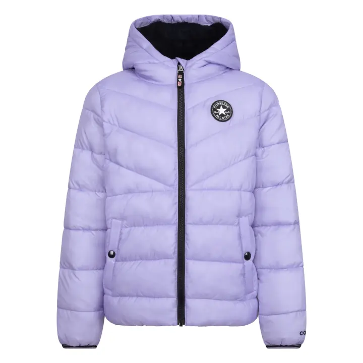 NO - Chaqueta Niña Lila - Invierno Talla 6 - 1
