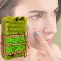 Jabón Artesanal Natural con Té Verde y Árbol de Té. PumarShop Cinnia Natura. Piel Grasa. Limpiador Facial. Regenerador. Acné. Jabón Artesano. Apto Veganos - details 0