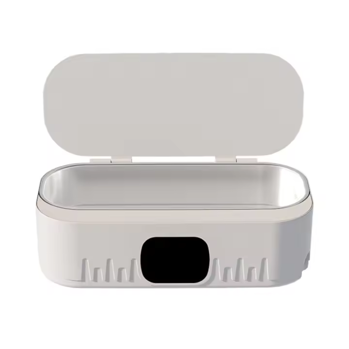 Limpieza Ultrasónico Profesional 2025: Hz 49000/40W + 3 Modos Tiempo (3/5/8 Min) | Depósito 400ml Inoxidable Maple para Joyas/Relojes/Prótesis Dentales | Incluye Cesta Malla + 2 Pastillas Limpiadoras FREE | Portátil y Silencioso - 1