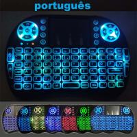 Teclado Inalámbrico Mini Con Ratón Air Mouse 2.4G Backlit Para Android TV Box PC I8 Soporte Para Inglés Ruso Francés Español Portugués Árabe - details 5