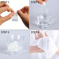 50pcs Toallas Comprimidas Portátiles Toallas De Limpieza Facial Desechables Toallas De Mano Suaves No Tejidas Para Maquillaje - details 2