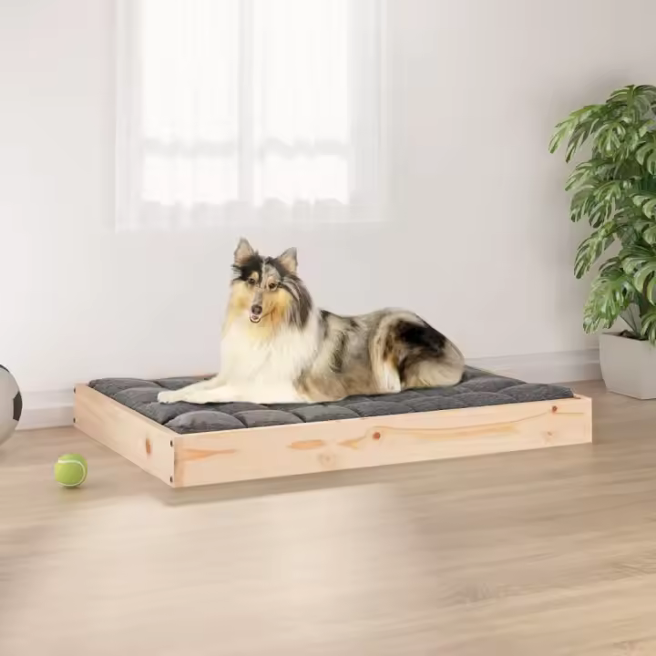 vidaXL Cama para Perros 91,5x64x9 cm Mascotas Gatos Color Natural,  Blanco,  Negro y mas - 1