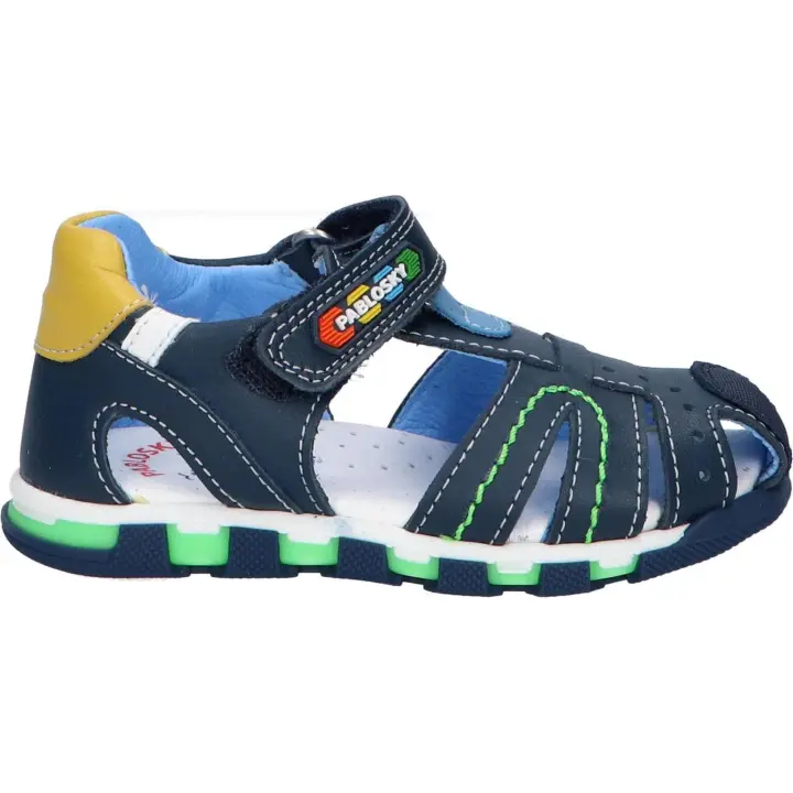 Sandalias de Niño Pablosky 163221 BLEU con Plantilla Acolchada - 1