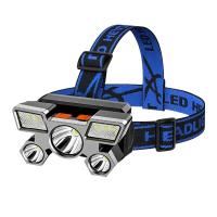 Linterna De Poderoso Haz Frontal LED Recargable Para Minería Lámpara De Cabeza Portátil Para Senderismo Pesca Resistente Al Agua Con Modos De Interruptor High/Middle/Low - details 1