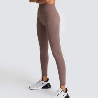 Leggings De Yoga Sin Costuras Para Mujer Levantador De Glúteos Deportivos De Fitness Y Gimnasio Pantalones De Running Terciopelo De Nylon De Cintura Elástica - details 13