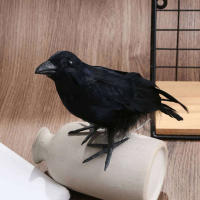 Repelente De Pájaros Negro Corazón De Águila Decoración De Jardín Simulación De Cuervo Raven Control De Plagas Exterior - details 0
